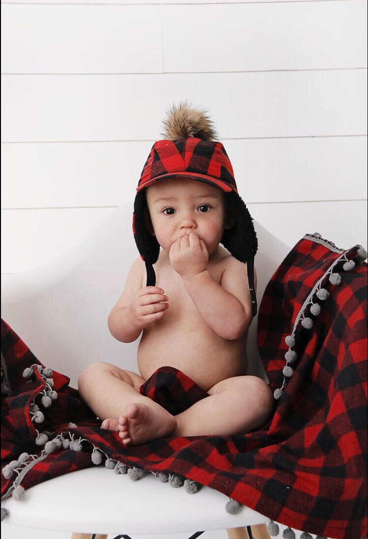 Buffalo plaid Bomber