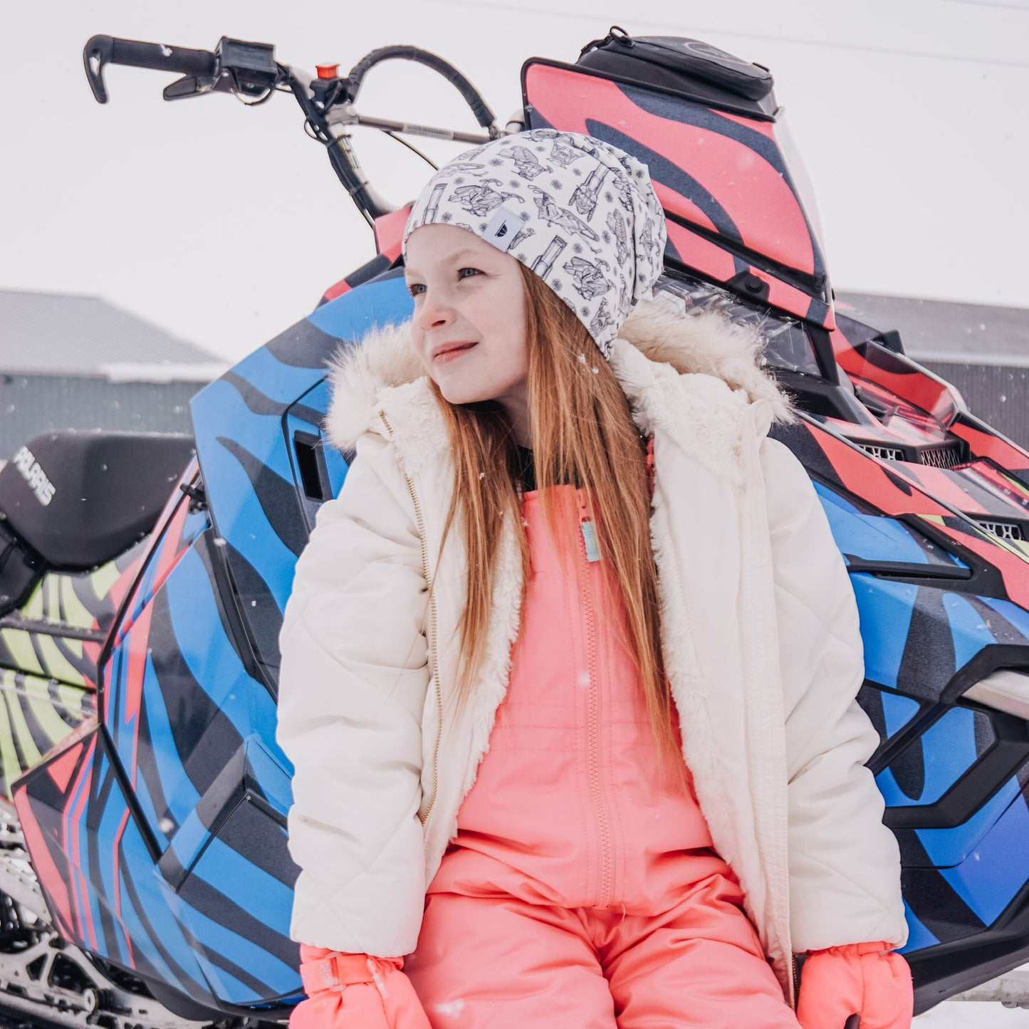 Snowmobile Beanie
