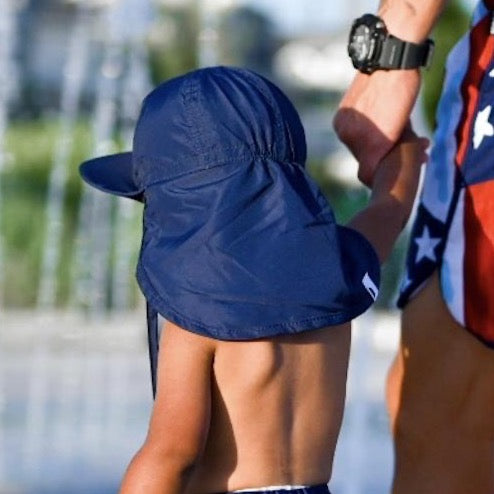 NAVY BLUE SWIM HAT