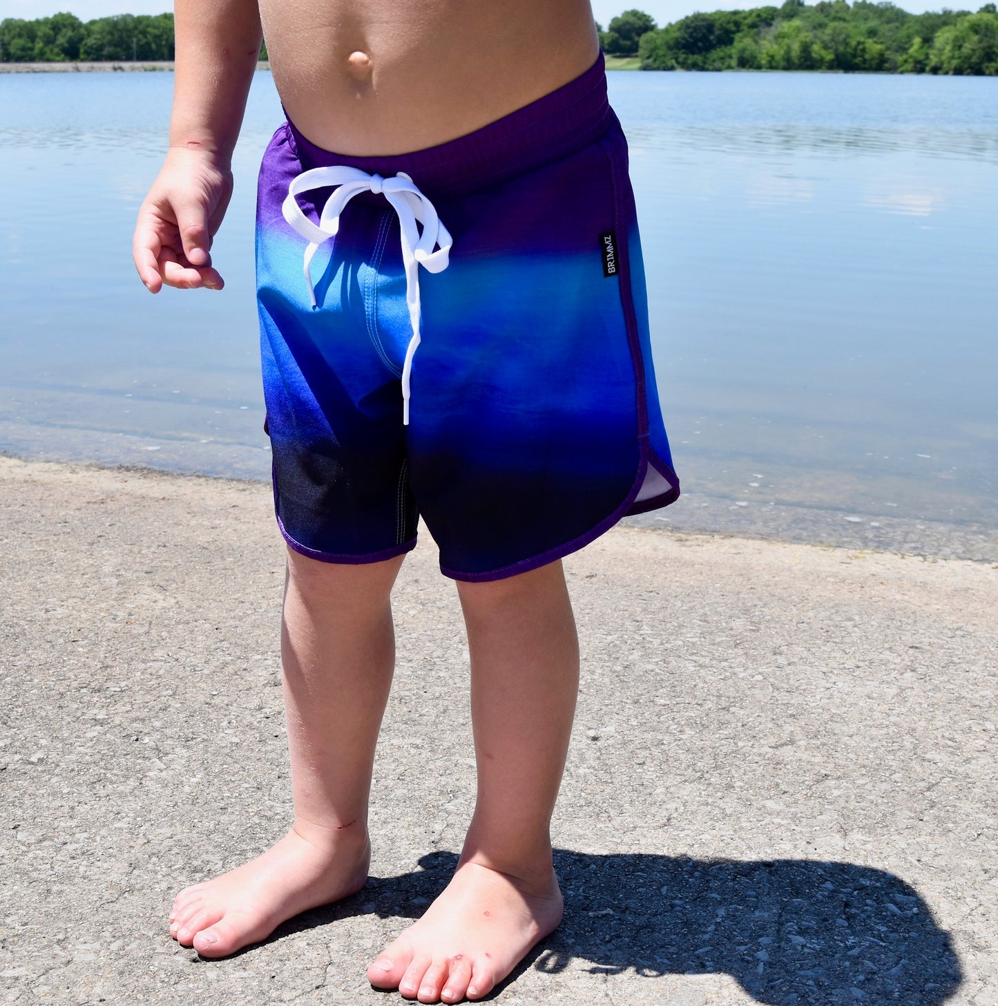 Purple ombré Board shorts