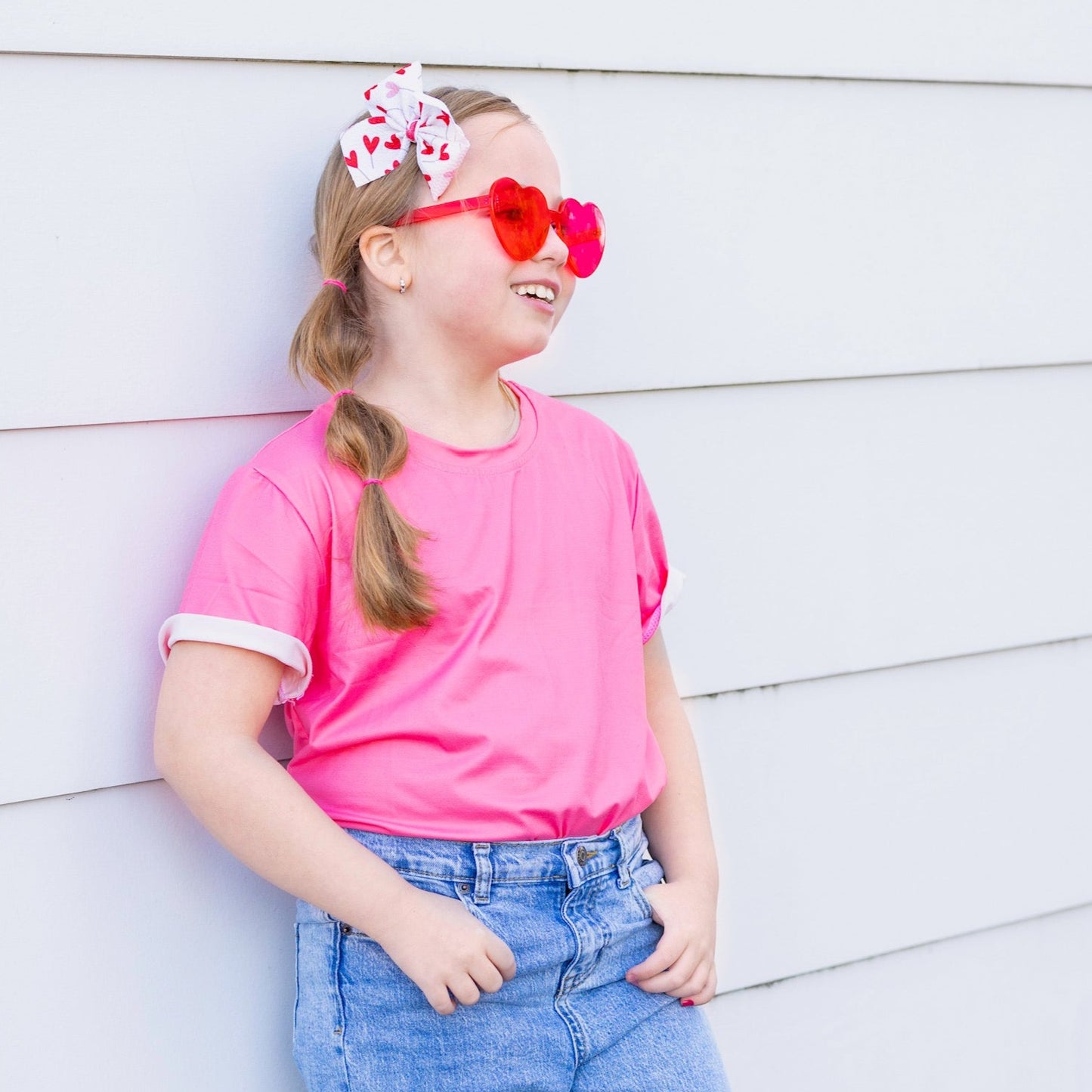 Pink Solid Tee