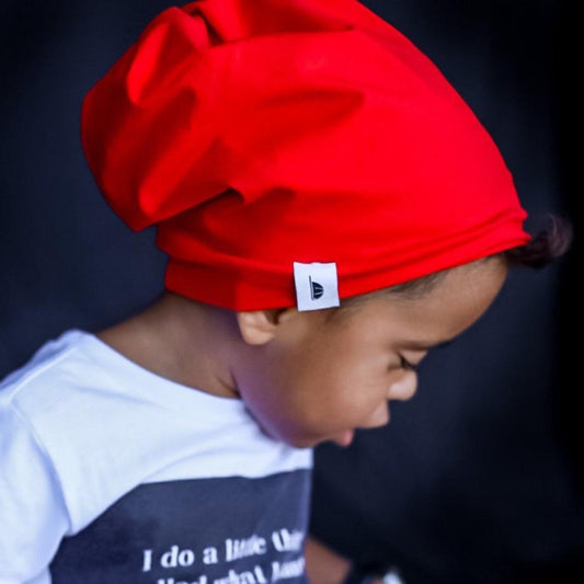 Red beanie
