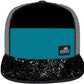 Turquoise splatter