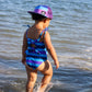 PURPLE OMBRE GIRL SWIMSUIT