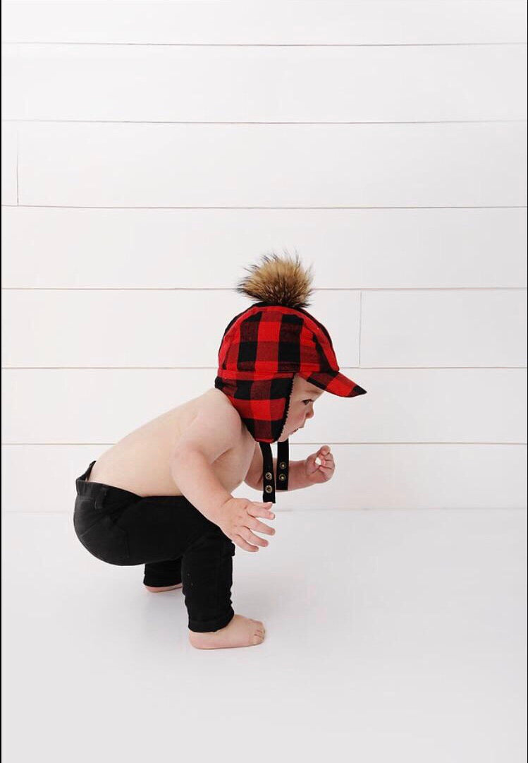 Buffalo plaid Bomber