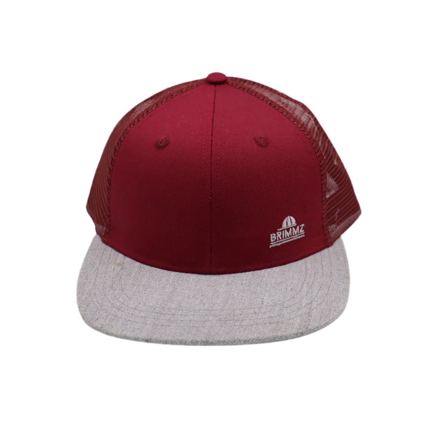 Maroon + Gray Trucker