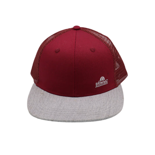 Maroon + Gray Trucker