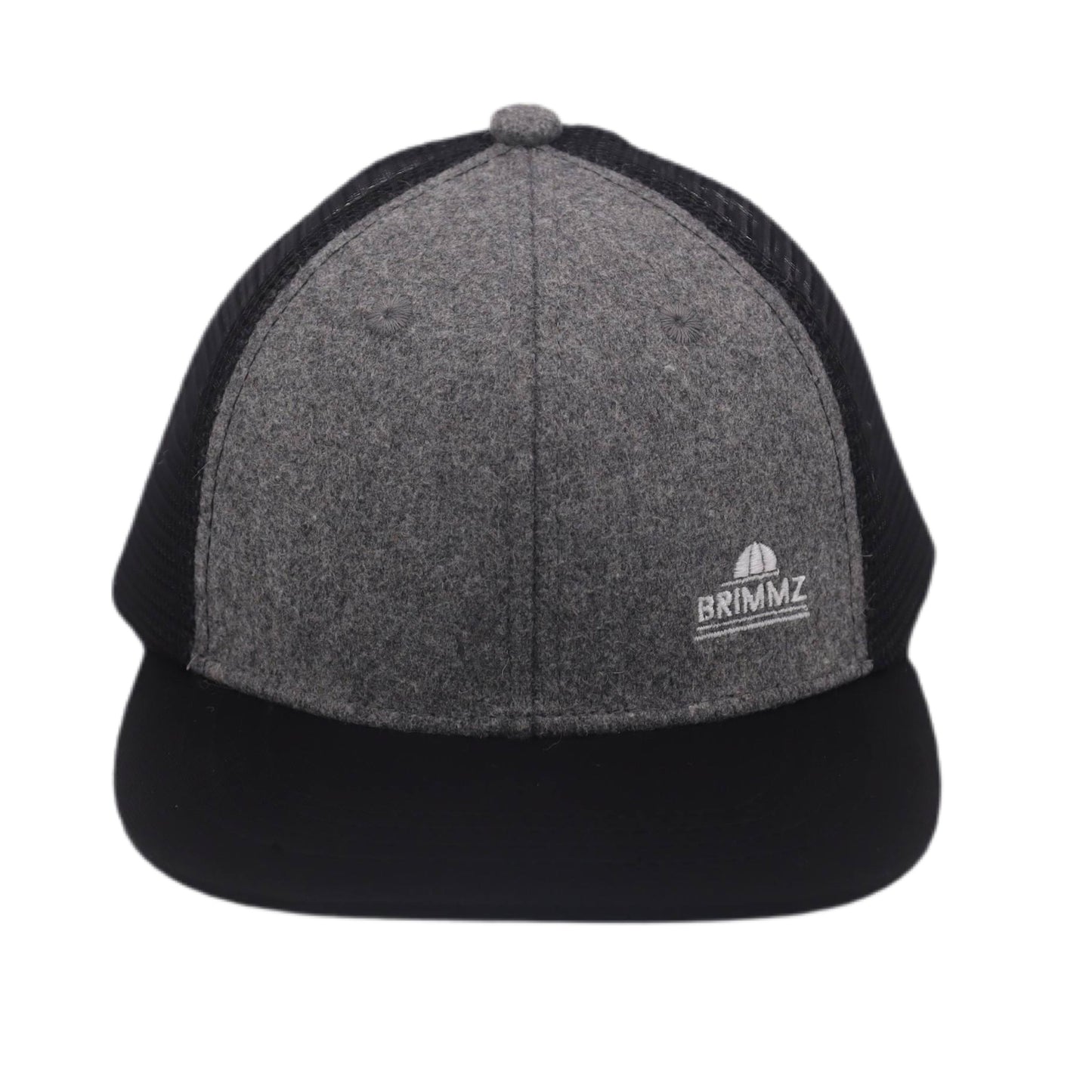 Gray Wool Trucker